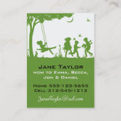 Silouette Telefonnummerkarte (Rückseite)