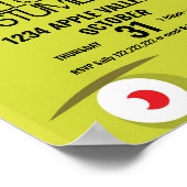 Siloween Frankensteinmonster-Party Poster (Ecke)