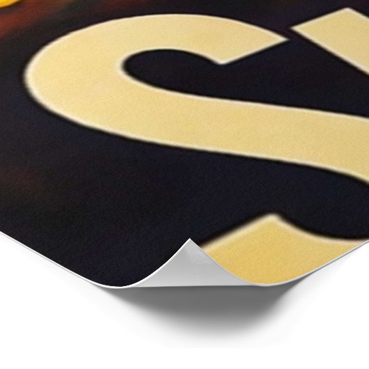 Sils Engadin Vintage Reise Poster (Ecke)