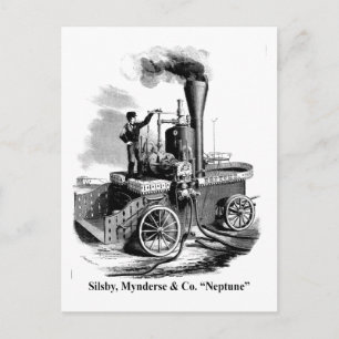 Silsby Mynderse & Co. Motor "Neptune" Postkarte