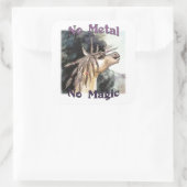 Silubhra No Metal No Magic Stickers (Tasche)