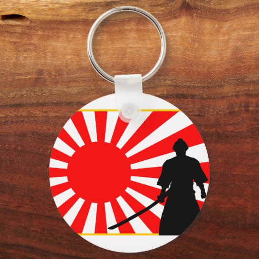 Silueta Samurai. Schlüsselanhänger (Vorderseite)