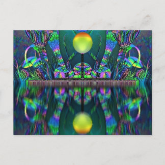 Silurian Globe Fantasy Art Post Card Postkarte