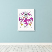 Silva Familienwappen Leinwanddruck (Insitu (Holzboden))