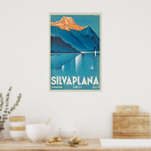 Silvaplana Engadin Surlej Schweizer Alpen Schweiz Poster (Küche)