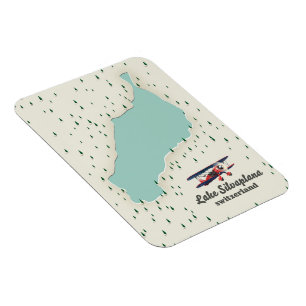 Silvaplana-See Schweiz. Magnet