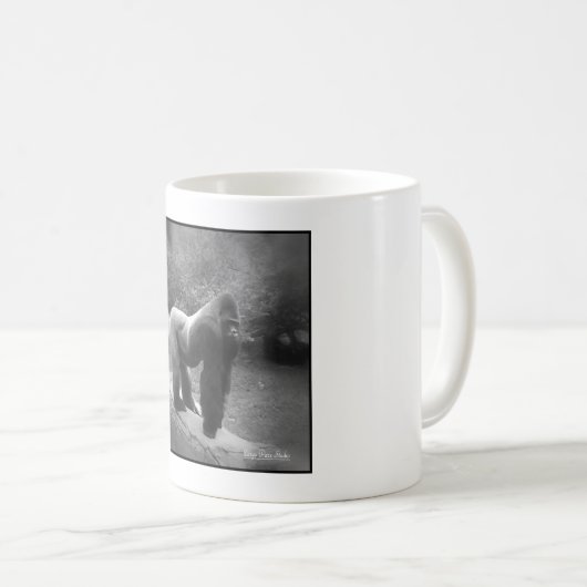 Silveback Gorilla Kaffeetasse (VorderseiteRechts)