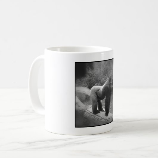 Silveback Gorilla Kaffeetasse (Vorderseite Links)
