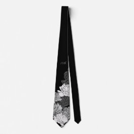 Silver 10. Jubiläum Neck Tie Krawatte