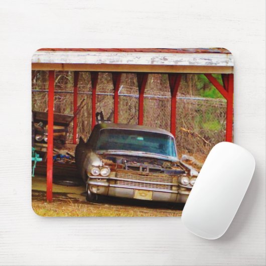 Silver 1963 Sadan Deville Mousepad (Mit Mouse)