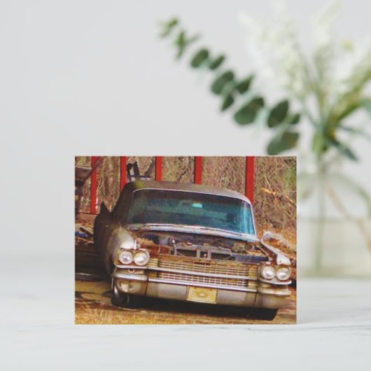 Silver 1963 Sadan Deville Postkarte (Stehend Vorderseite)