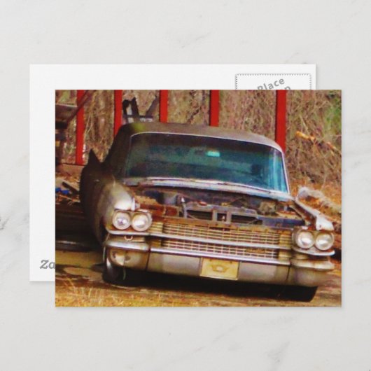 Silver 1963 Sadan Deville Postkarte (Vorne/Hinten)