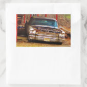 Silver 1963 Sadan Deville Rechteckiger Aufkleber (Tasche)