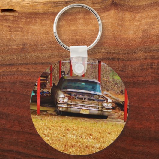 Silver 1963 Sadan Deville Schlüsselanhänger (Vorderseite)