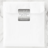Silver 25. Wedding Anniversary Stickers (Tasche)