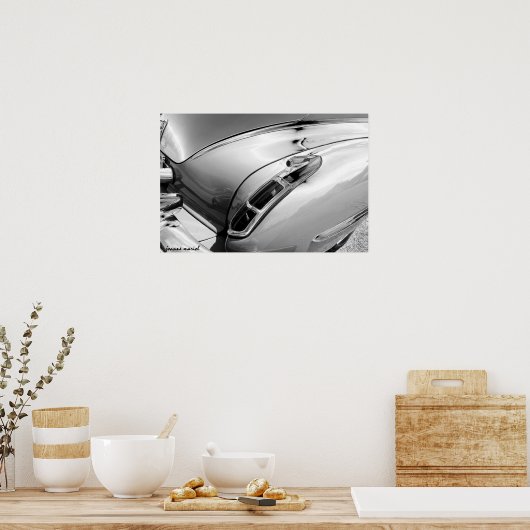 Silver '47 Poster Print (Küche)