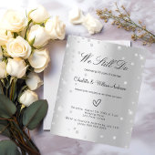 Silver 60. Hochzeitstag Einladung