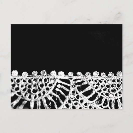 Silver Abaya Pattern Einladungspostkarte (Vorderseite)