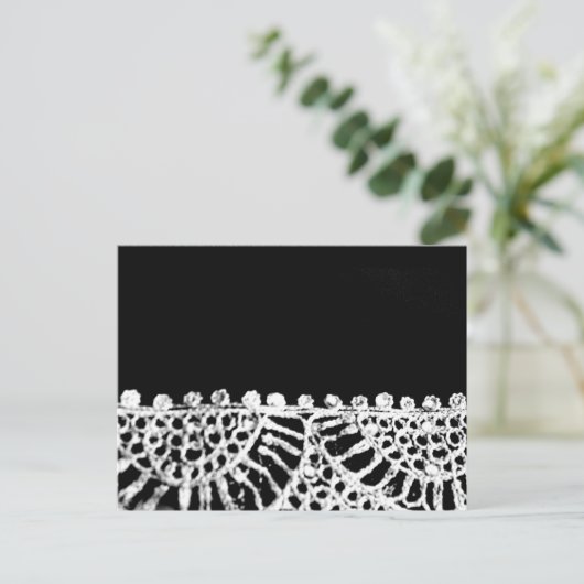 Silver Abaya Pattern Einladungspostkarte (Stehend Vorderseite)