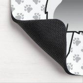Silver Alaskan Malamute Niedlich Cartoon Dog Mousepad (Ecke)