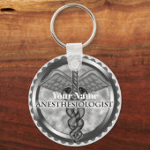 Silver Anästhesiologe Schlüsselanhänger (Vorderseite)