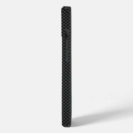 Silver Anchor on Carbon Fibre Case-Mate iPhone Hülle (Rückseite / Links)