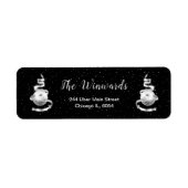 Silver and Black Christmas Ornament (Vorne)