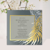 Silver and Gold Destination Probe Dinner Einladung