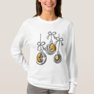 Silver and Gold Festivals Weihnachtsbaumchen T-Shirt