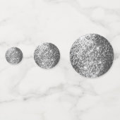 Silver and Gold Glitzer Konfetti (Vorderseiten)