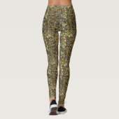 Silver and Gold Glitzer LEGGINGS (Rückseite)