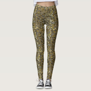 Silver and Gold Glitzer LEGGINGS