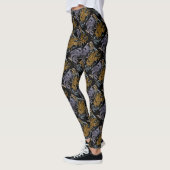 Silver and Gold Griffin Pattern Leggings (Links)