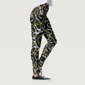 Silver and Gold Mandala Leggings (Rechts)