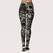 Silver and Gold Mandala Leggings (Rückseite)