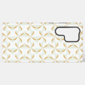 Silver and Gold Pinwheels Samsung Galaxy Hülle (Rückseite (Horizontal))