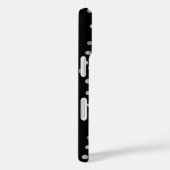 Silver and Gold Polka Dots Case-Mate iPhone Hülle (Rückseite / Rechts)