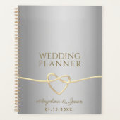 Silver and Gold Wedding Planer (Vorderseite)