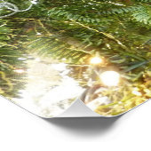 Silver and Gold Weihnachtsbaum I Urlaub Fotodruck (Ecke)