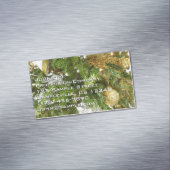 Silver and Gold Weihnachtsbaum I Urlaub Magnetische Visitenkarte (Beispiel)