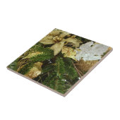 Silver and Gold Weihnachtsbaum II Urlaub Fliese (Seite)