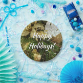 Silver and Gold Weihnachtsbaum II Urlaub Pappteller (Party)