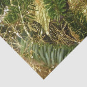 Silver and Gold Weihnachtsbaum II Urlaub Seidenpapier (Detail)