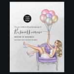 Silver and Lila Balloon Party Girl Grand Opening Flyer<br><div class="desc">Imitate Glitzer Party Planer großen öffnenden Flyer,  individuell auf Ihre Besonderheiten in Tönen von Silber und lila</div>