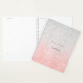 Silver and Pink Glitter Schatten Luxury Design Planer (Anzeige)