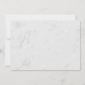 Silver and White Dress Glitzer 16 . Geburtstag Einladung (Rückseite)