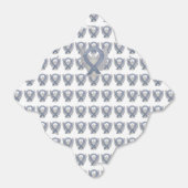 Silver Angel Awareness Ribbon Take Out Gefälligkei Geschenkschachtel (Ungefaltet)