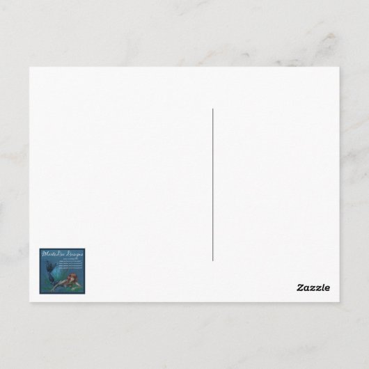 Silver Angel Fantasy/Sci Fi Postkarten (Rückseite)