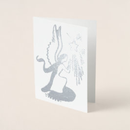 Silver Angel Folienkarte
