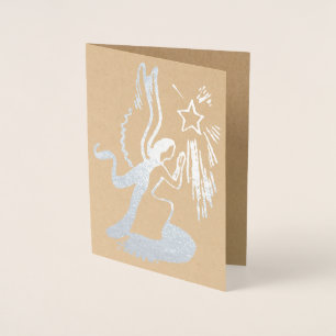 Silver Angel Folienkarte